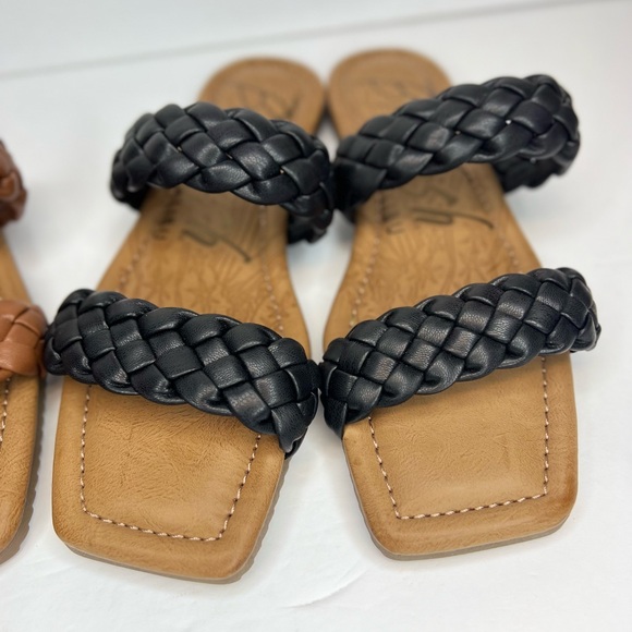 Blowfish Womens Zelie Square Toe Braided Comfort Slides Lot of 2 Both Sz 7.5M NU - Picture 9 of 14